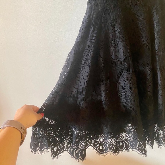 BB Dakota Formal Little Black Lace Dress 👗 - Picture 2 of 7